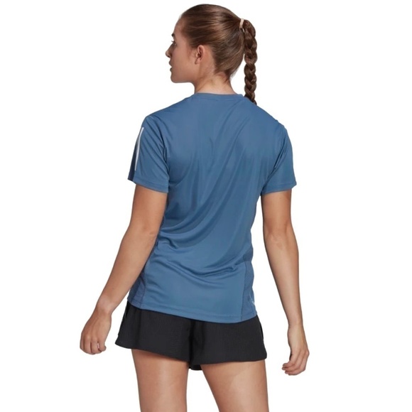 ADIDAS Own The Run Tee Shirt Top t-shirt Athletic Recycled Materials Sustainable - Picture 4 of 10
